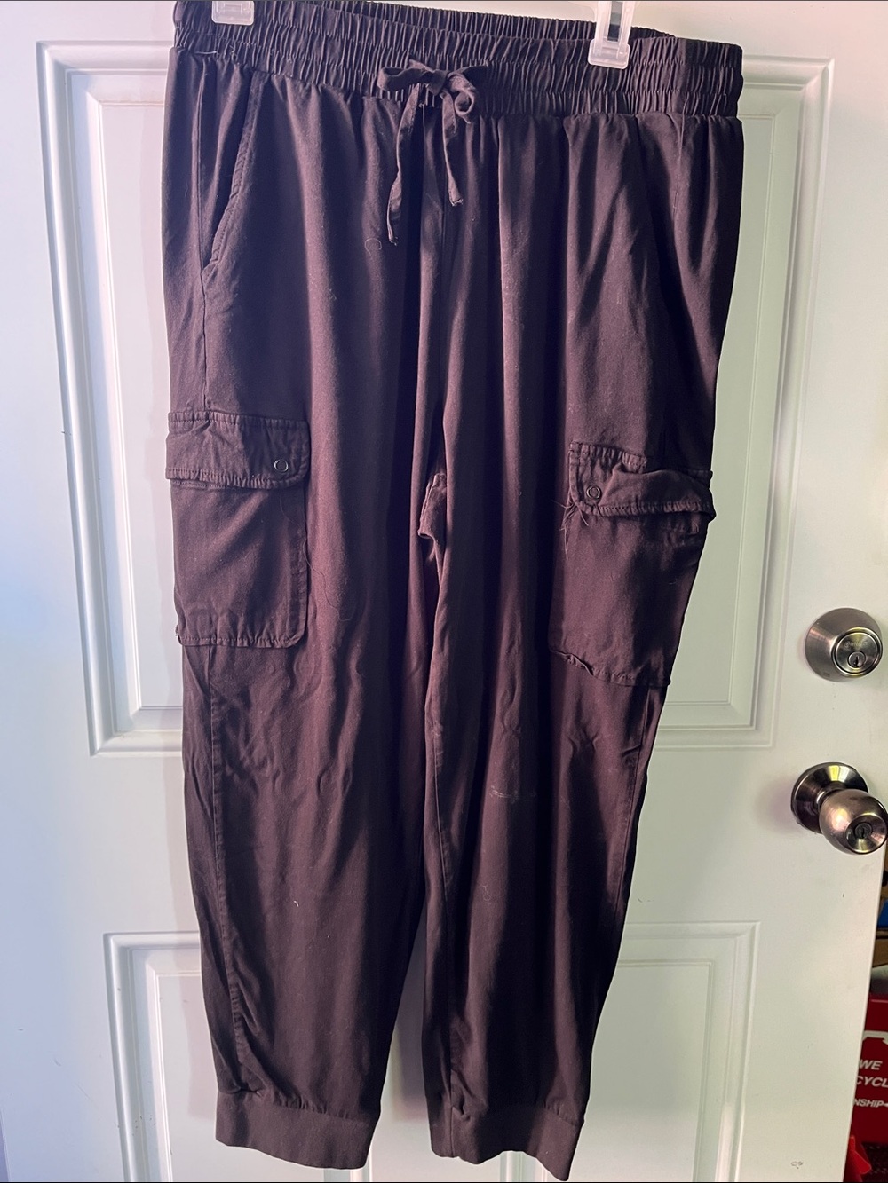 torrid Black Cargo Ankle Pants